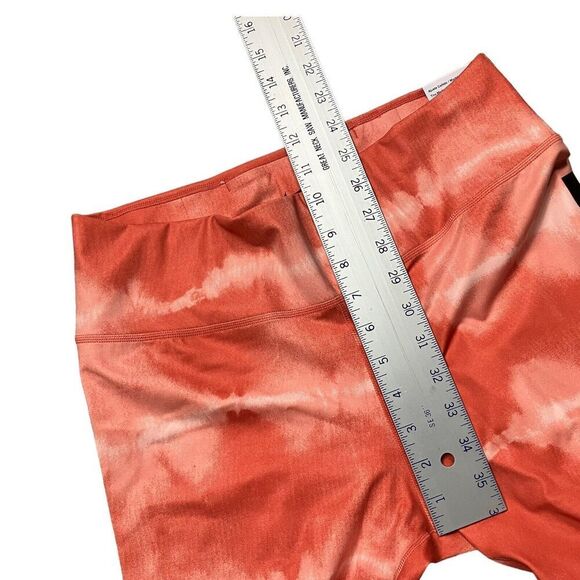 Nike Dri-FIT WMNS L Orange One Luxe Mid-Rise Printed Training Legging DM7619-827 - Picture 6 of 11